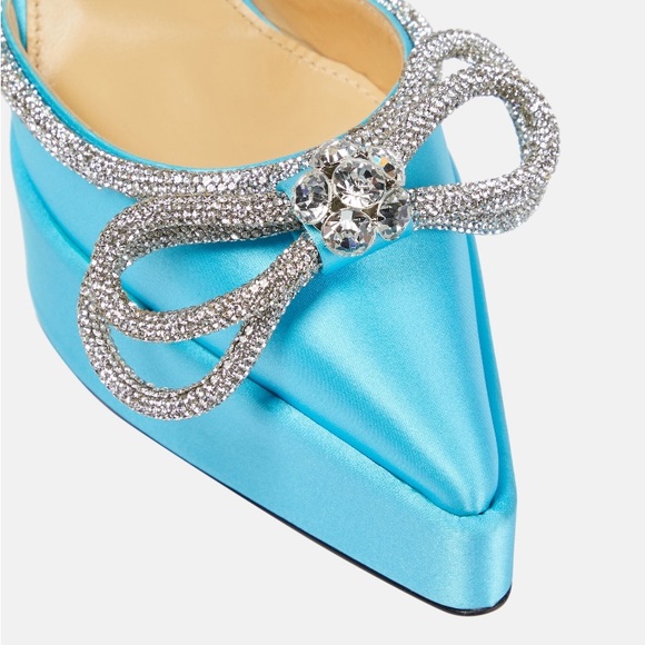 MACH & MACH
Double Bow embellished satin pumps - Picture 2 of 5